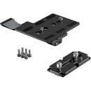 Bright Tangerine Split Riser for 15mm LWS Baseplate and Sony VENICE/VENICE 2
