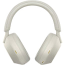 Sony WH-1000XM5 Noise-Canceling Wireless Over-Ear Headphones (Silver)