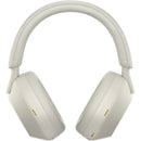 Sony WH-1000XM5 Noise-Canceling Wireless Over-Ear Headphones (Silver)