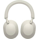 Sony WH-1000XM5 Noise-Canceling Wireless Over-Ear Headphones (Silver)