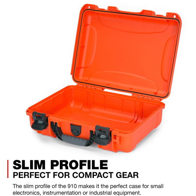 Nanuk 910 Hard Utility Case without Insert (Orange)