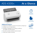 Brother ADS-4300N Professional Desktop Scanner