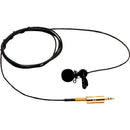 Microphone Madness MICRO LAPEL 1 Miniature Lavalier Microphone with 3.5mm Connector (Black, 3' Cable)