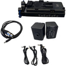 Bescor Multi-Output V-Mount Plate & NP-FV70C Dummy Battery Kit