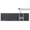 Satechi Aluminum Wired USB Keyboard for Mac (Space Gray)