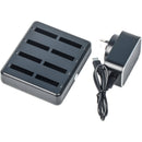 CAME-TV Octo USB Charger for Eight NB-6L Batteries with AC Power Supply