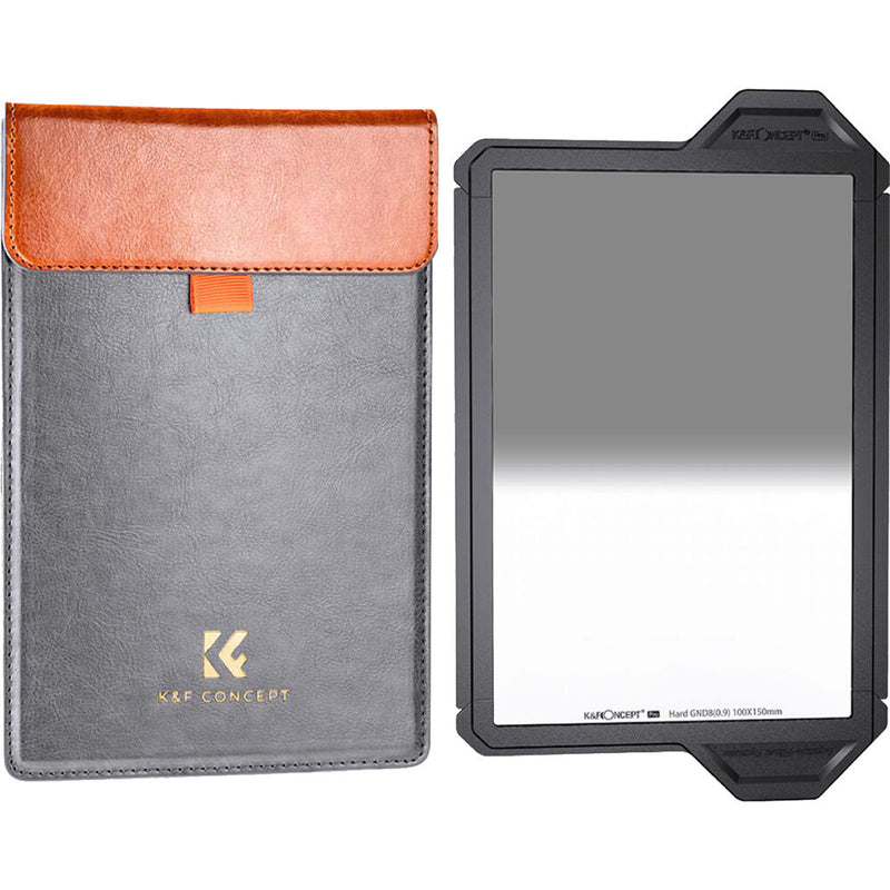 K&F Concept X-PRO Square Hard-Edge Graduated ND Filter with Frame (100 x 150mm, 3-Stop)