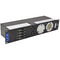 Lex Products 30A Enclosed Rack with L14-30 to L5-30/Duplex Receptacles (2 RU)
