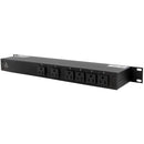 Lex Products 20A Enclosed Rack with powerCON to Duplex Receptacles (1 RU)