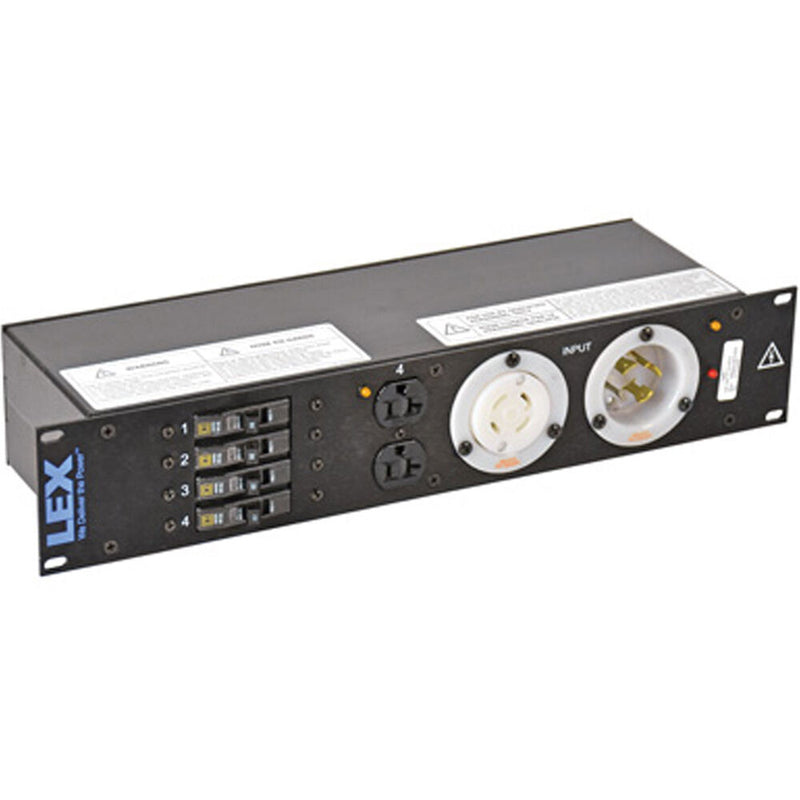 Lex Products 30A Enclosed Rack (L14-30 to L5-30, 2 RU)
