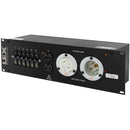 Lex Products PRM3IJ-9CC 30A Enclosed Rack with L14-30 to Duplex Receptacles (3RU)