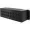 Lex Products 50A Enclosed Rack with Locking Inlet to Duplex Receptacles (3 RU)