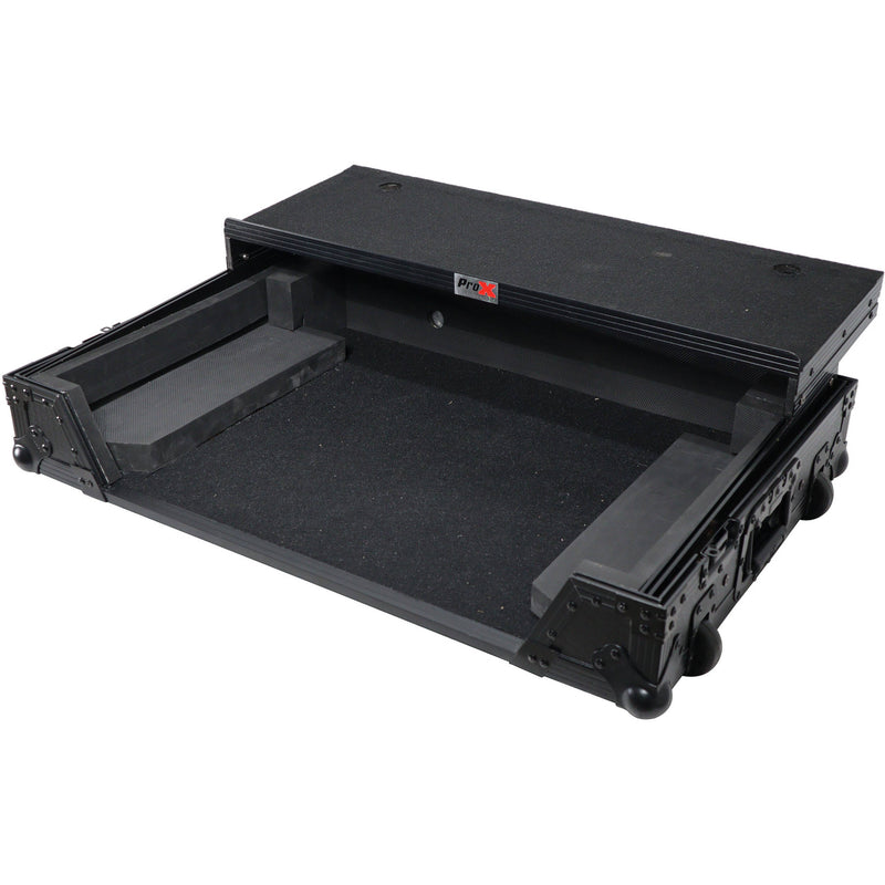 ProX Flight Case with Laptop Shelf and Wheels for Pioneer XDJ-RX3