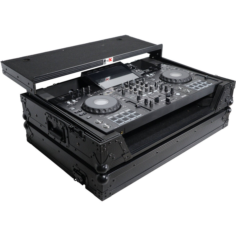 ProX Flight Case with Laptop Shelf and Wheels for Pioneer XDJ-RX3