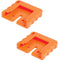 LightPix Labs Protective Cap for FlashQ X20 Hot Shoe (Orange, 2-Pack)