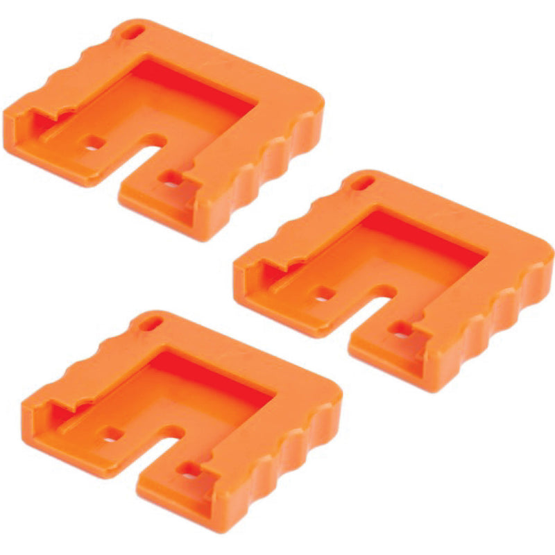 LightPix Labs Protective Cap for FlashQ X20 Hot Shoe (Orange, 3-Pack)