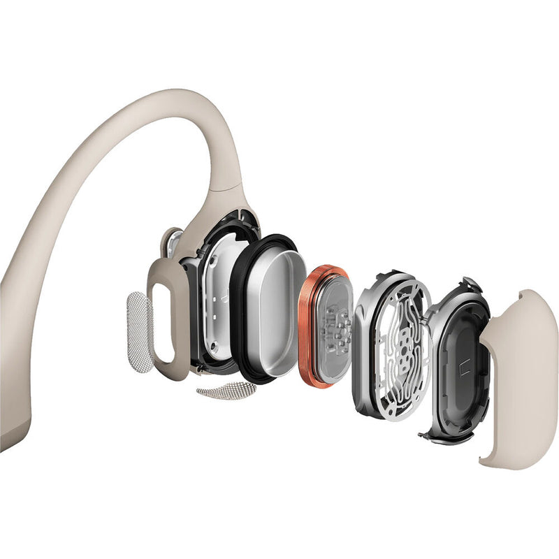 SHOKZ OpenRun Pro Bone Conduction Open-Ear Sport Headphones (Beige)