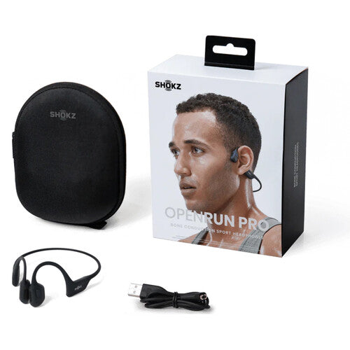 SHOKZ OpenRun Pro Bone Conduction Open-Ear Sport Headphones (Beige)