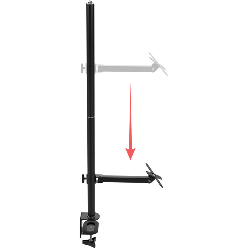 CTA Digital Clamp Pole with Two VESA Plates