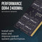 PNY 16GB Performance DDR4 2400 MHz SO-DIMM Memory Module Kit (2 x 8GB)