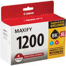 Canon MAXIFY MB2120 Wireless Home Office All-in-One Inkjet Printer with PGI-1200XL 4-Color Ink Tank Value Pack Kit