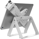 CTA Digital Full Rotation Desk Mount with Universal Security Holder for 7.9 to 12.5" Tablets (White)