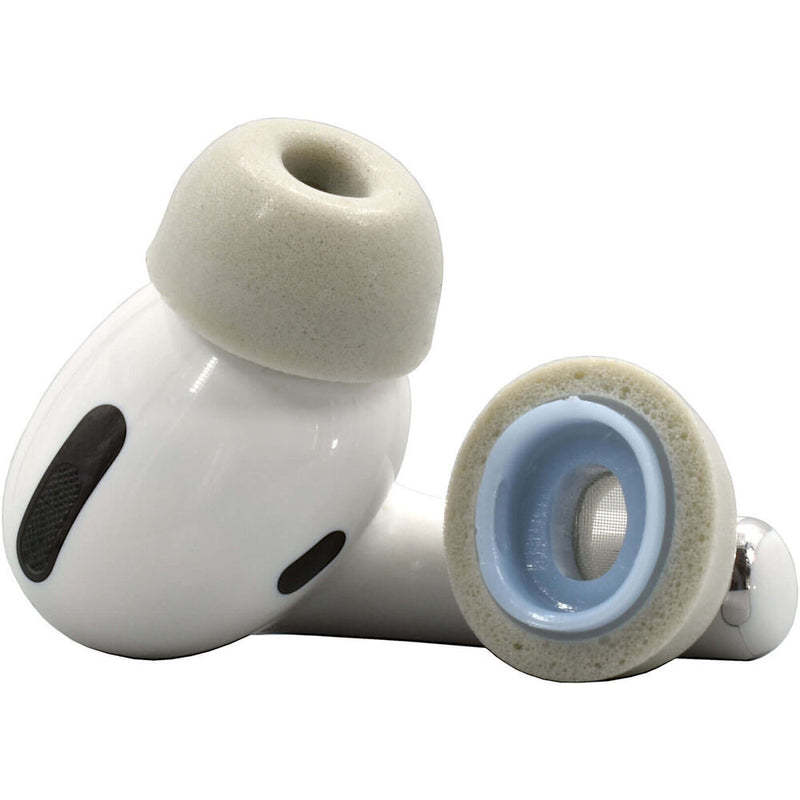 Dekoni Audio Premium Memory Foam Eartips for Apple AirPods Pro (Sample Pack, Gray)