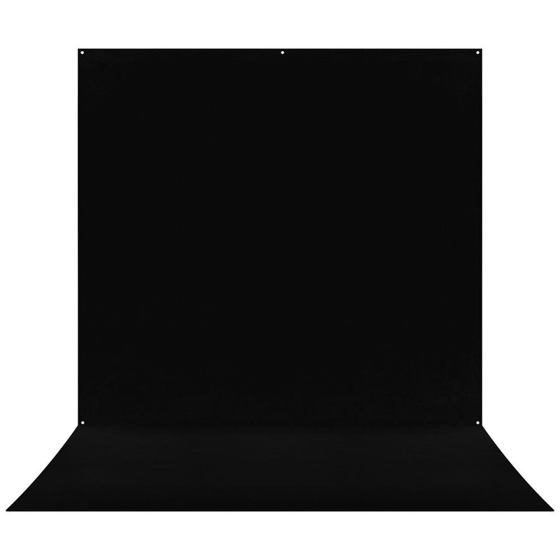 Westcott X-Drop Pro Wrinkle-Resistant Backdrop Sweep&nbsp;(Rich Black, 8 x 13')