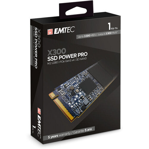 EMTEC 1TB X300 SSD Power Pro M.2 NVMe Solid-State Drive