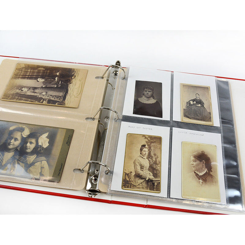Archival Methods 17-5026 Collector Grade Ring Binder (13.5 x 12.1 x 3.75", Navy Blue)