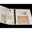 Archival Methods 17-5016 Collector Grade Ring Binder (12 x 12.1 x 1.5", Navy Blue)
