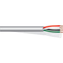 West Penn 241 22 AWG 4-Conductor Unshielded Cable (500', Gray)