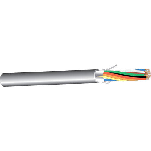 West Penn 3271 22 AWG 8-Conductor Shielded Cable (500', Gray)