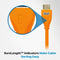 Comprehensive MicroFlex Pro AV/IT Integrator Ultra High-Speed HDMI Cable with Ethernet (Orange, 3')