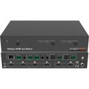 A-Neuvideo 4x2 HDMI 2.0 18 Gb/s Matrix Switcher with Scaler, SPDIF, Analog & Web-GUI