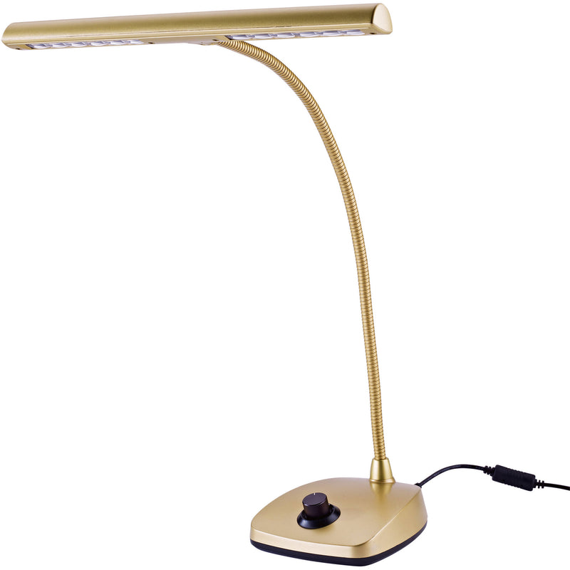 K&M 12298 LED Piano Lamp (Gold)