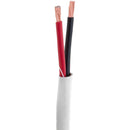 SatMaximum 12 AWG CL2-Rated 2-Conductor Speaker Cable for In-Wall Installation (White, 50')