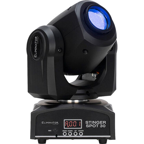 Eliminator Lighting Stinger Spot 30 Mini LED Moving Head Light (Black)