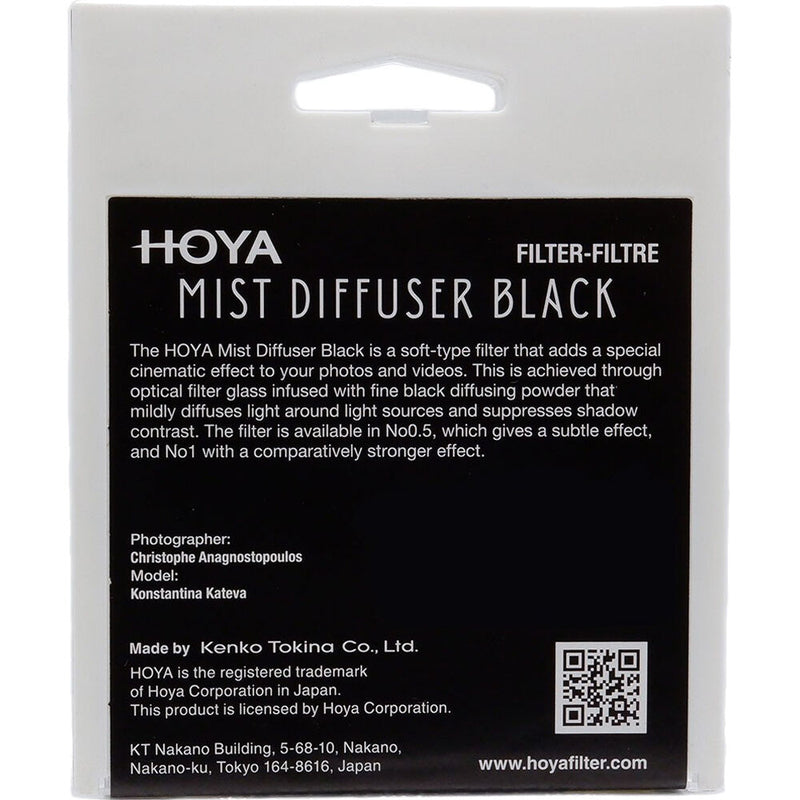 Hoya 55mm Mist Diffuser Black No. 1 Filter