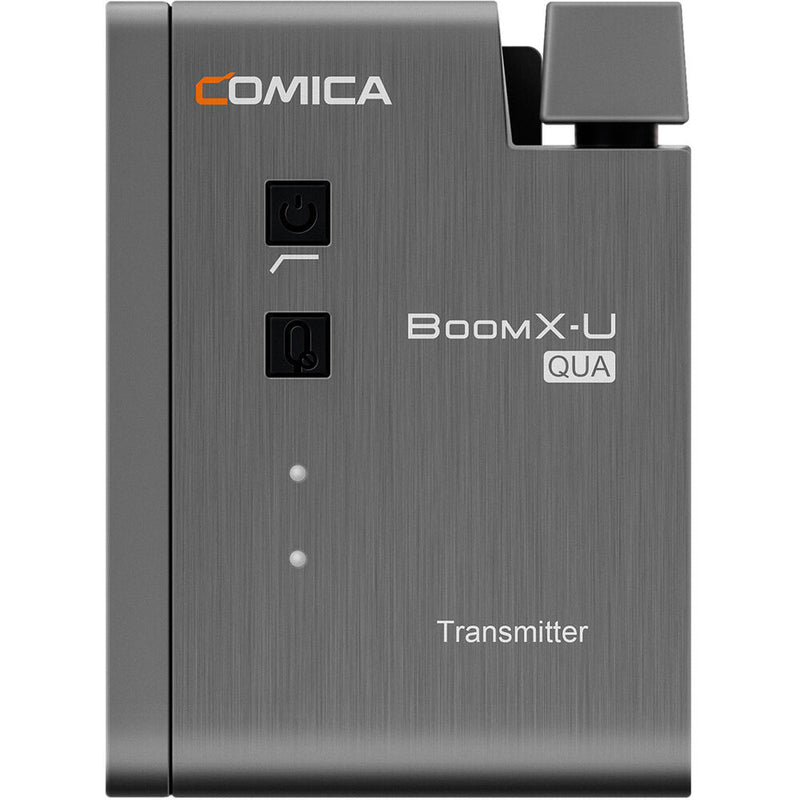 Comica Audio BoomX-U QUA Ultracompact 4-Person Wireless Microphone System for Mirrorless/DSLR Cameras (568 to 591 MHz)