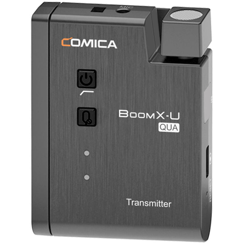 Comica Audio BoomX-U QUA Ultracompact 4-Person Wireless Microphone System for Mirrorless/DSLR Cameras (568 to 591 MHz)