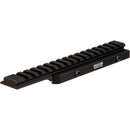 Weaver Flat Top Riser Rail (Tactical, Matte Black)