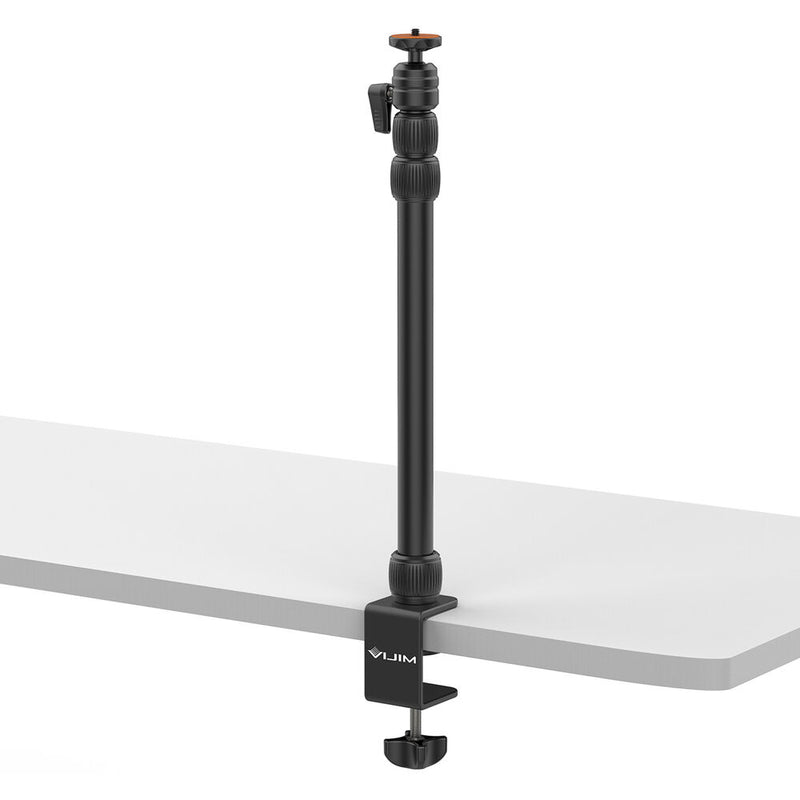 VIJIM Adjustable Camera Desk Mount Table Stand (3-Section)