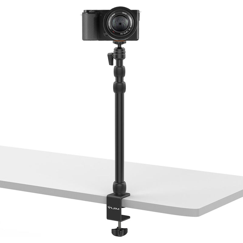 VIJIM Adjustable Camera Desk Mount Table Stand (3-Section)