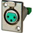Sescom Switchcraft Female Solderless XLR Chassis Mount Connector