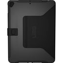 Urban Armor Gear Scout Folio Case for 10.2" iPad 7th, 8th, and 9th Gen (Black, Bulk Packaging)