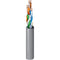 Belden 1585A 4-Pair 24 AWG Cat 5e U/UTP Plenum-CMP Cable (1000', Gray)