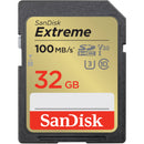 SanDisk 32GB Extreme UHS-I SDHC Memory Card (2-Pack)