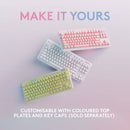 Logitech G G715 LIGHTSPEED Wireless Mechanical Gaming Keyboard (White Mist, GX Brown Switches)