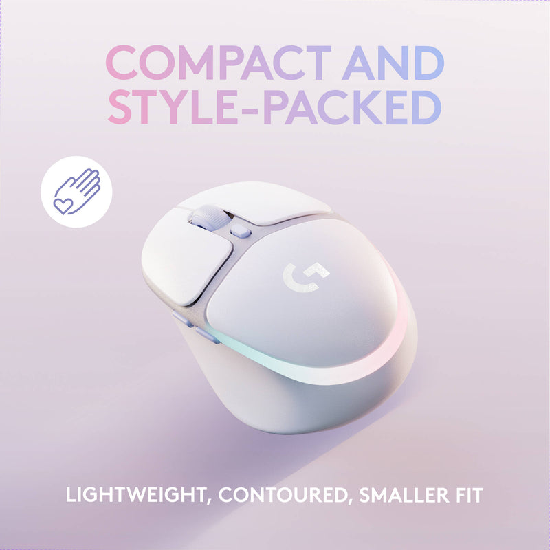 Logitech G G705 LIGHTSPEED Wireless RGB Gaming Mouse (White Mist)